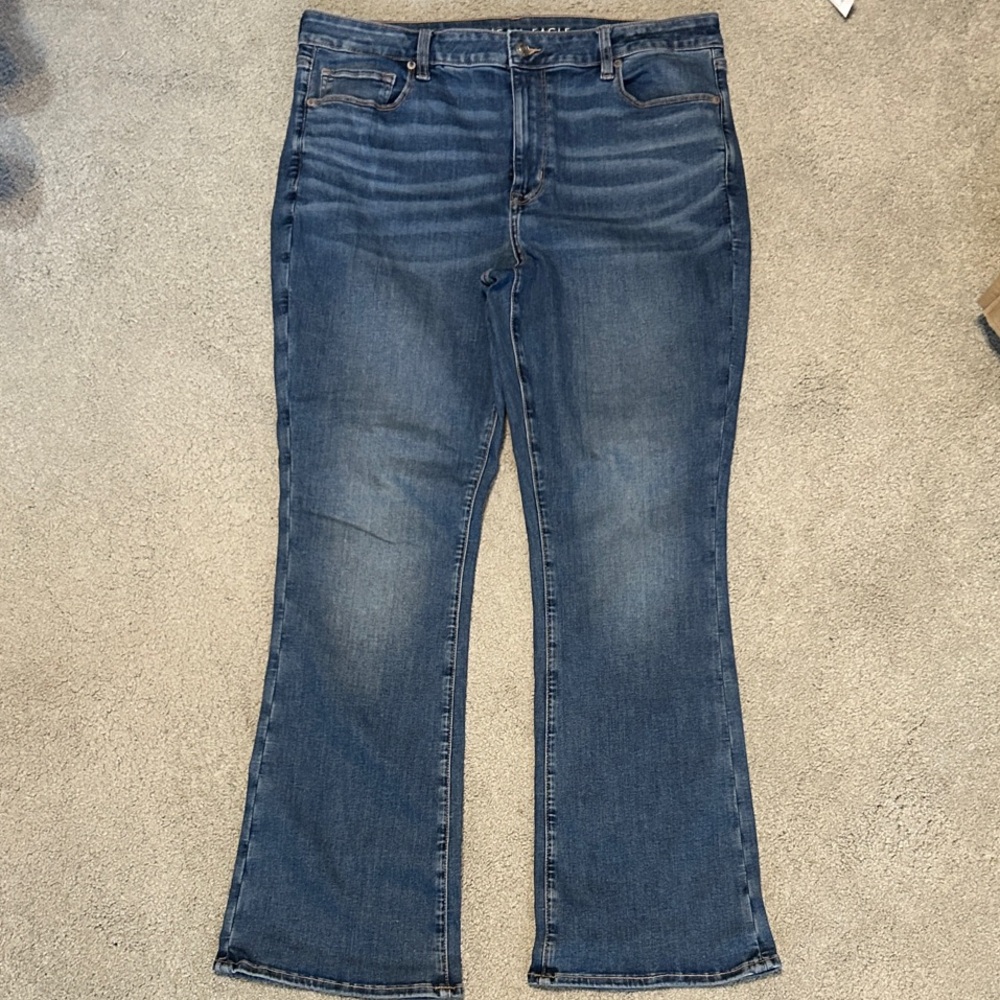 American Eagle Outfitters Dark Blue Flare Jeans